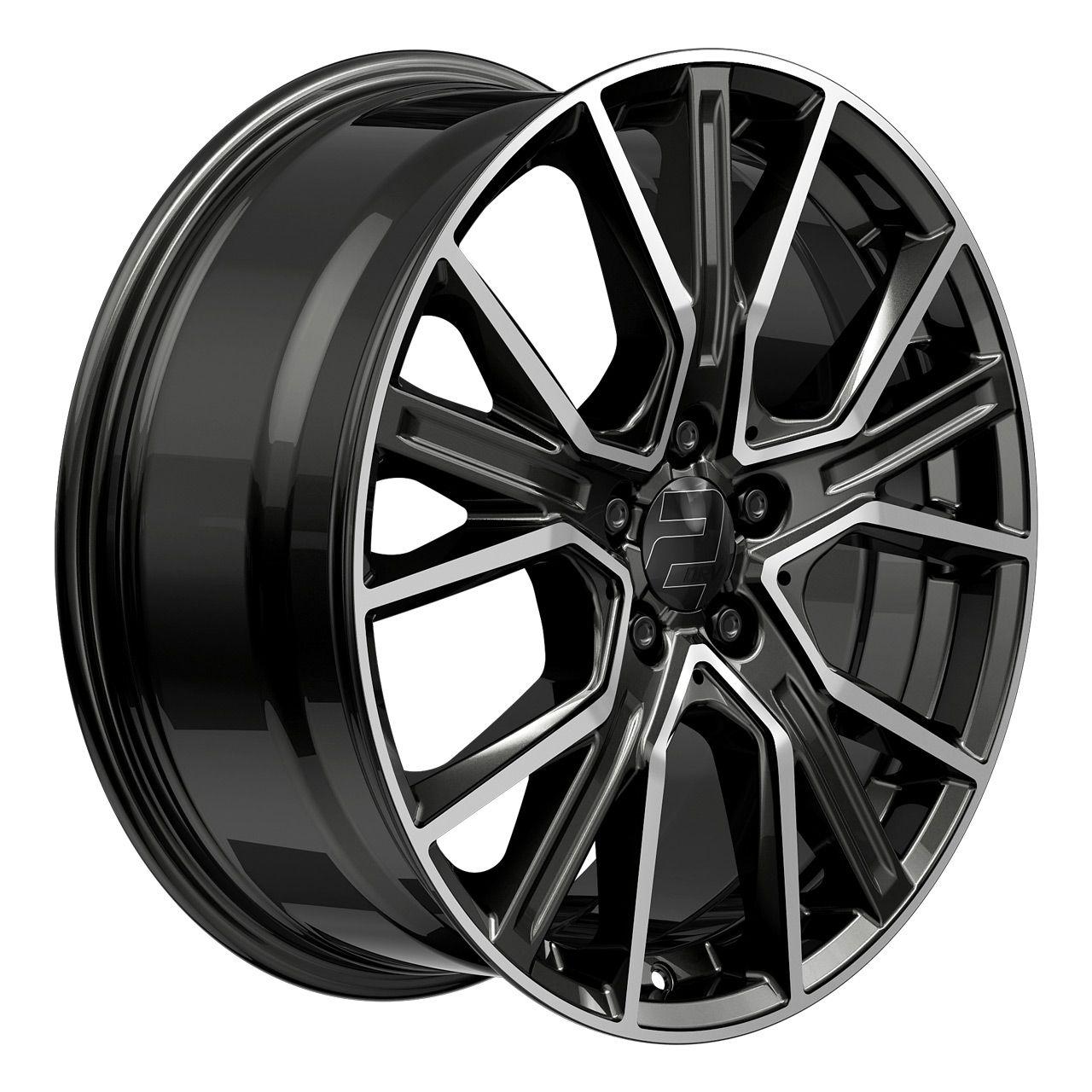 WHEELWORLD-2DRV WH34 dark gunmetal full machined 7.5Jx17 5x112 ET50