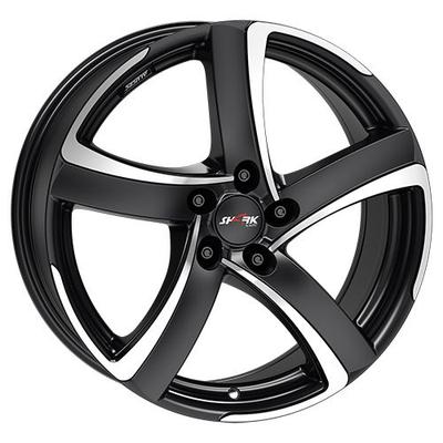 ALUTEC SHARK racingschwarz frontpoliert 7.0Jx16 5x115 ET38
