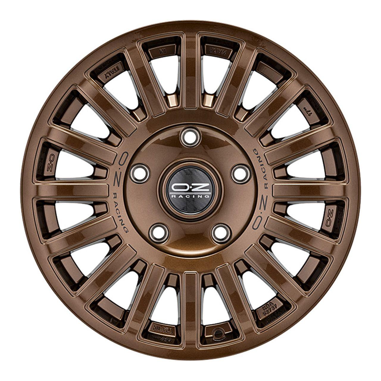 OZ RALLY RAID gloss bronze + black lettering 8.0Jx17 6x139.7 ET44