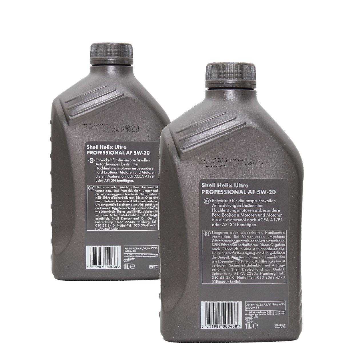 Shell Helix Ultra Professional AF 5W-20 2x1 Liter