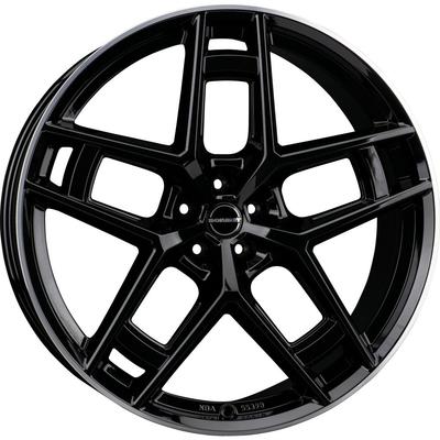 BORBET DESIGN TF black rim polished glossy 10.5Jx24 5x112 ET20