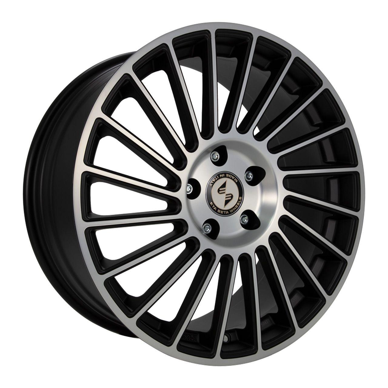 ETABETA VENTI-R schwarzmatt vollpoliert 7.5Jx18 5x110 ET38