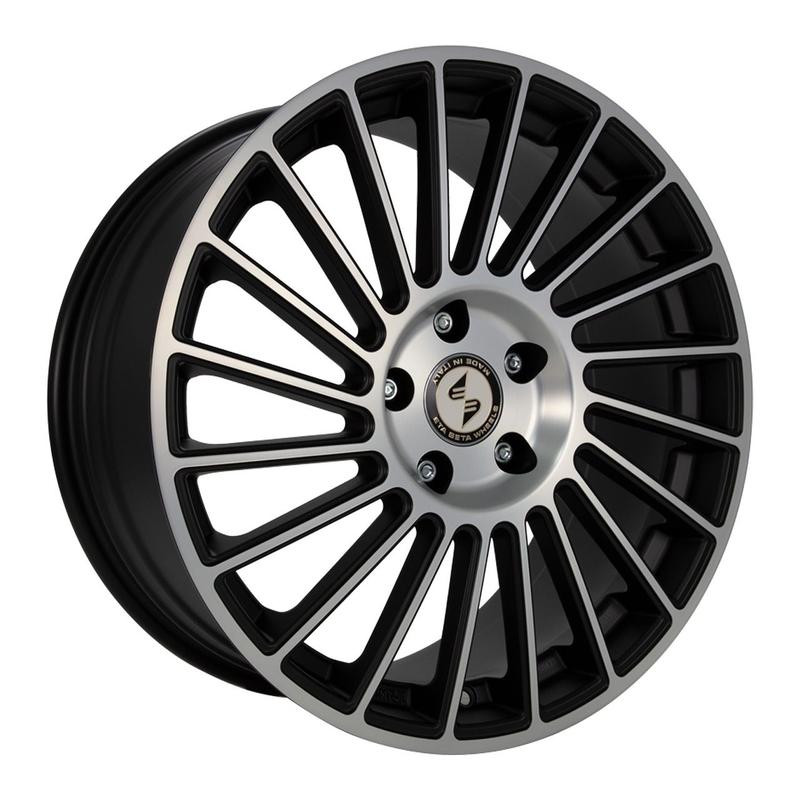 ETABETA VENTI-R schwarzmatt vollpoliert 8.5Jx20 5x130 ET48