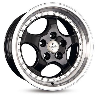 KESKIN WHEELS KT2 CUP black lip polish 8.5Jx18 5x130 ET52