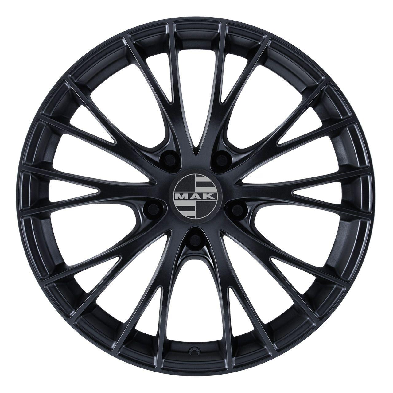 MAK RENNEN matt schwarz 11.0Jx19 5x130 ET50