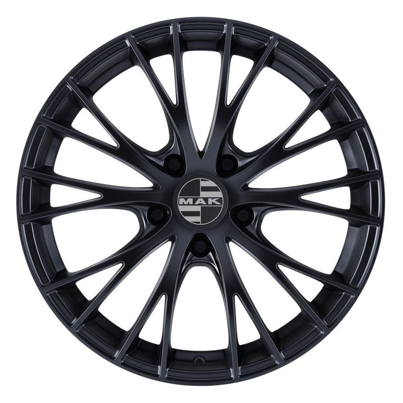 MAK RENNEN matt schwarz 11.0Jx19 5x130 ET65