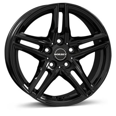 BORBET DESIGN XR schwarz glänzend 7.0Jx16 5x120 ET31
