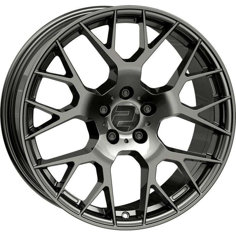 WHEELWORLD-2DRV WH47 dark gunmetal full painted 8.0Jx18 5x112 ET40