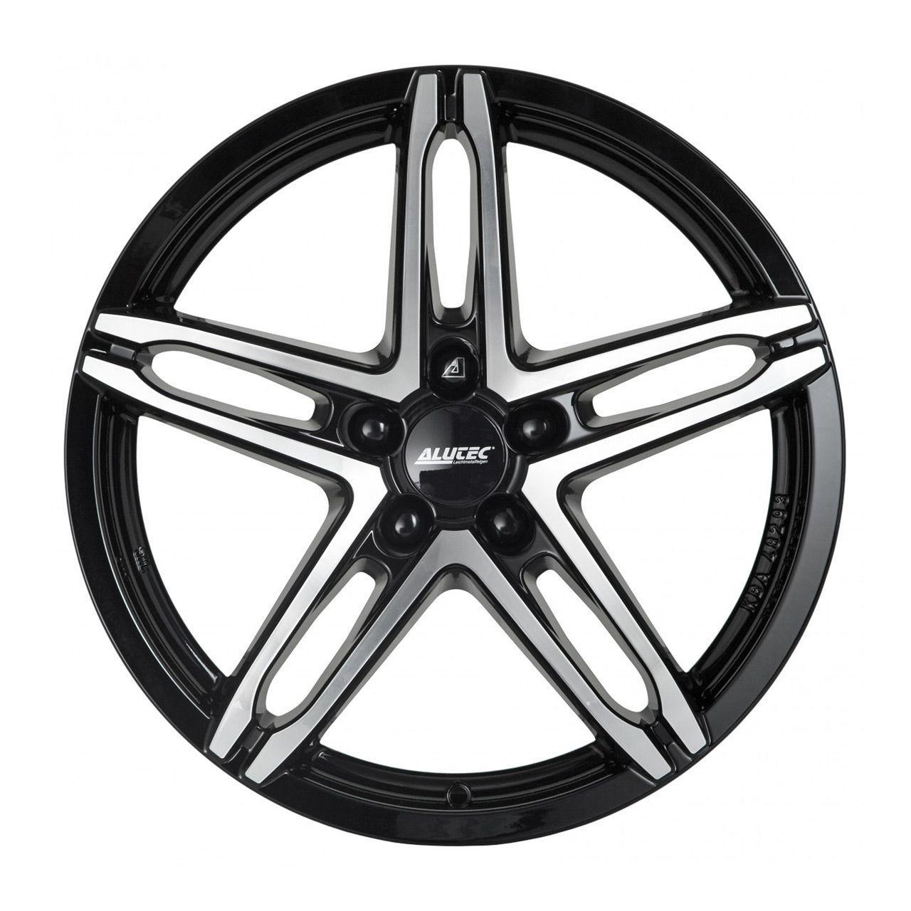 ALUTEC POISON diamantschwarz frontpoliert 8.0Jx18 5x114.3 ET45