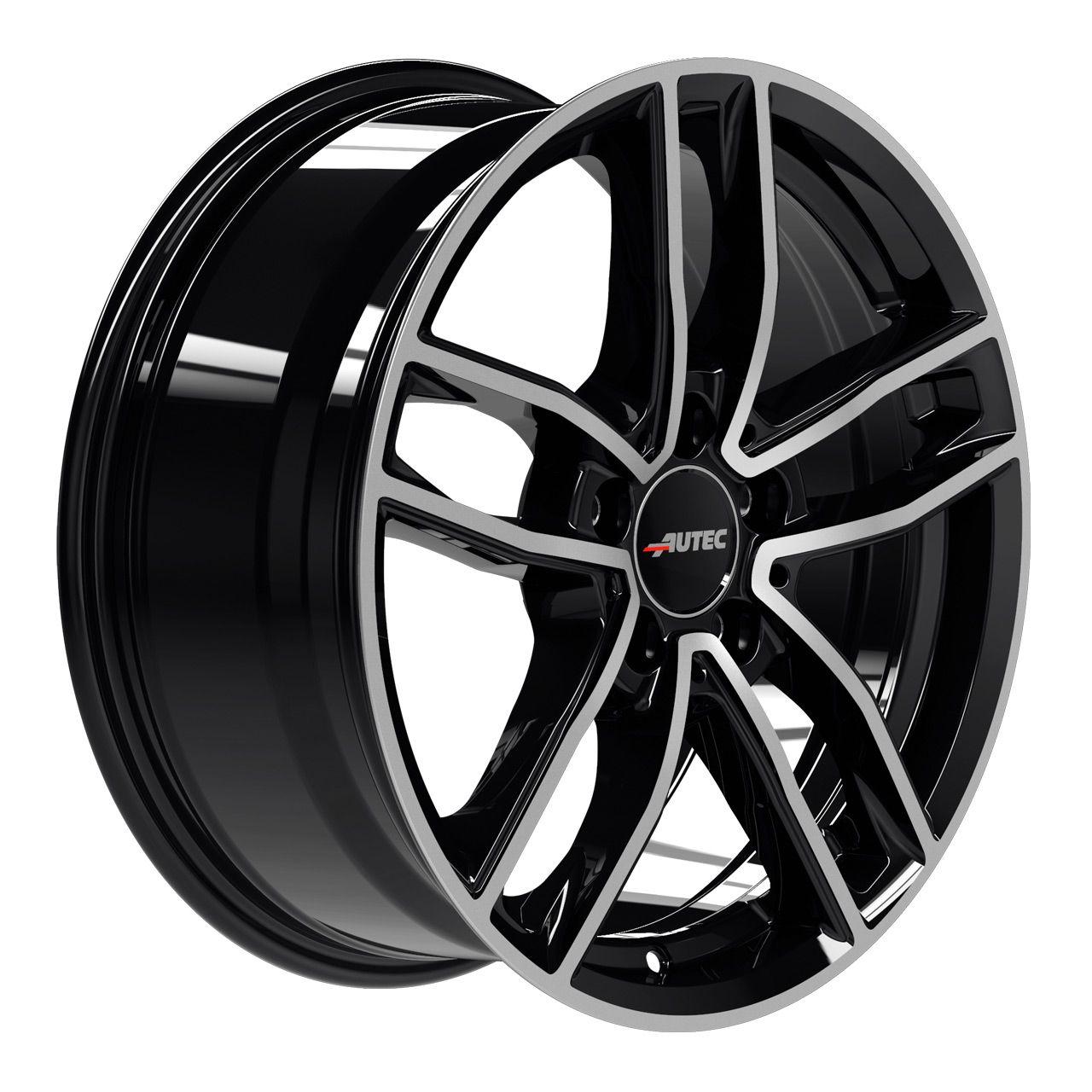 AUTEC TYP MC - MERCADOR schwarz poliert 7.5Jx18 5x112 ET44