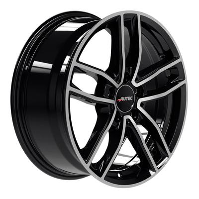 AUTEC TYP MC - MERCADOR schwarz poliert 7.5Jx17 5x112 ET40