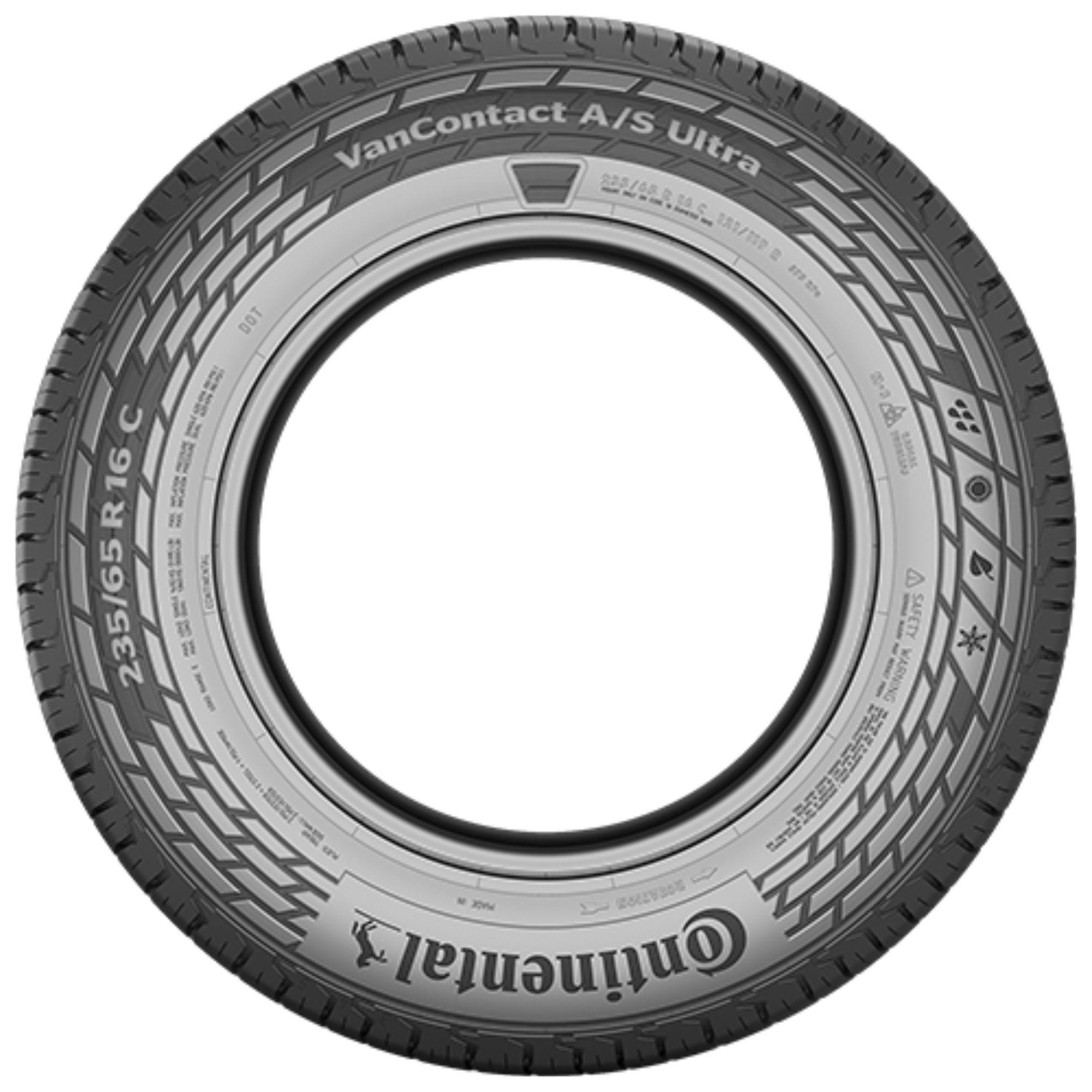 CONTINENTAL VANCONTACT A/S ULTRA 225/65R16C 112/110R BSW