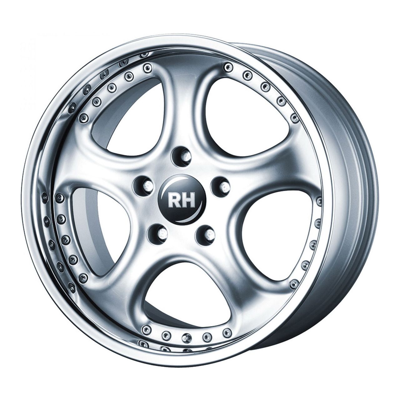 RH AL CUP silber Horn hochglanz poliert 9.5Jx18 5x108 ET44