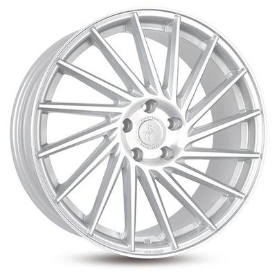 KESKIN WHEELS KT17 HURRICANE silver front polished 8.0Jx18 5x112 ET45
