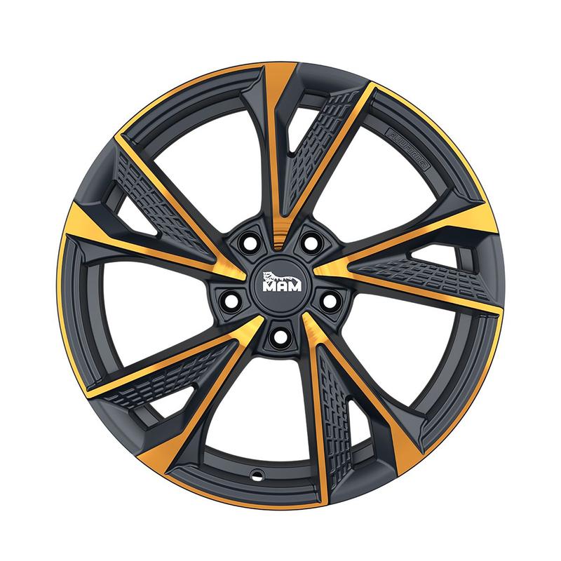 MAM WHEELS MAM RS6 matt black front copper 8.0Jx18 5x112 ET45