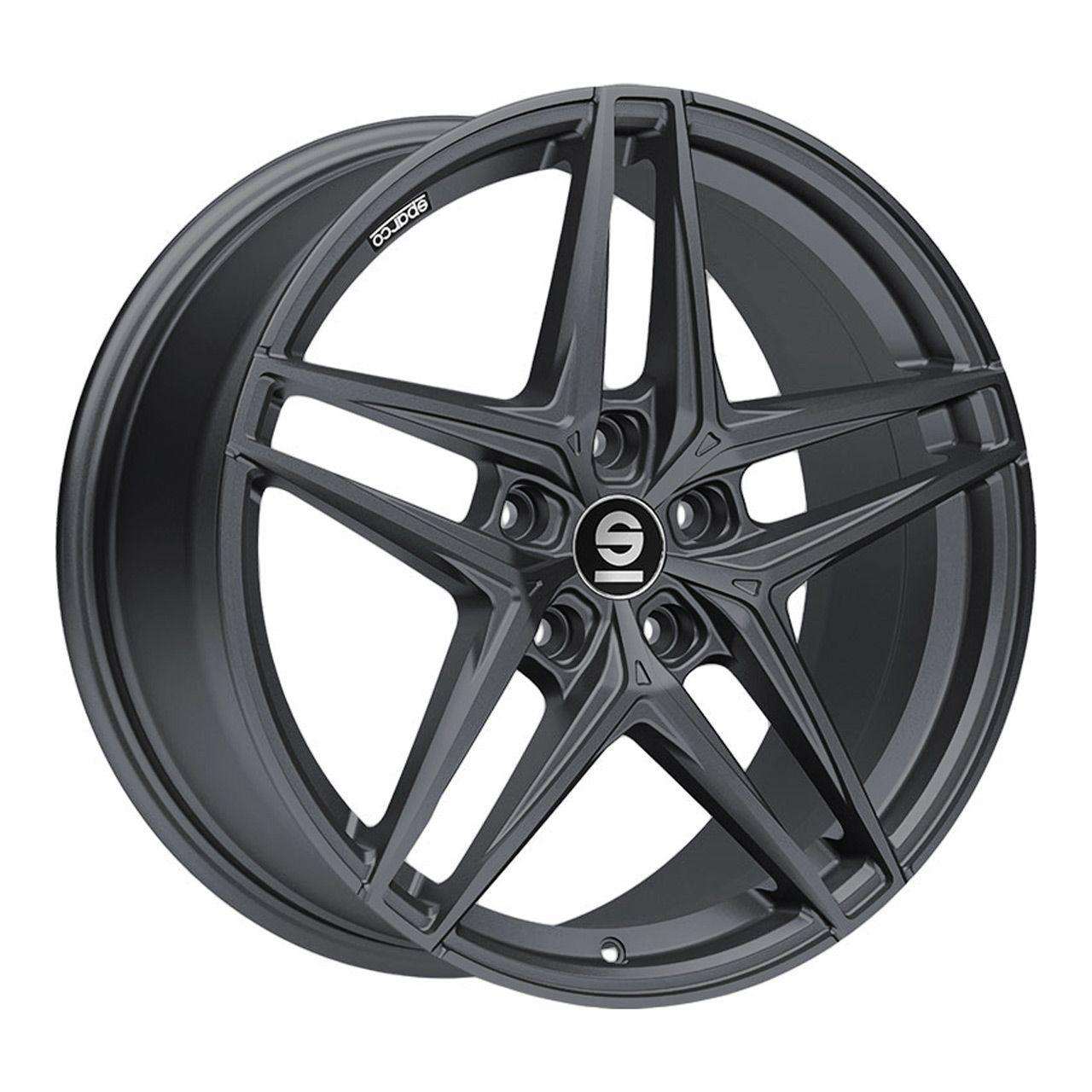 SPARCO RECORD matt graphite 7.5Jx17 5x112 ET48