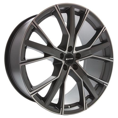 GMP GUNNER anthrazit matt diamantgeschliffen 9.5Jx22 5x112 ET37