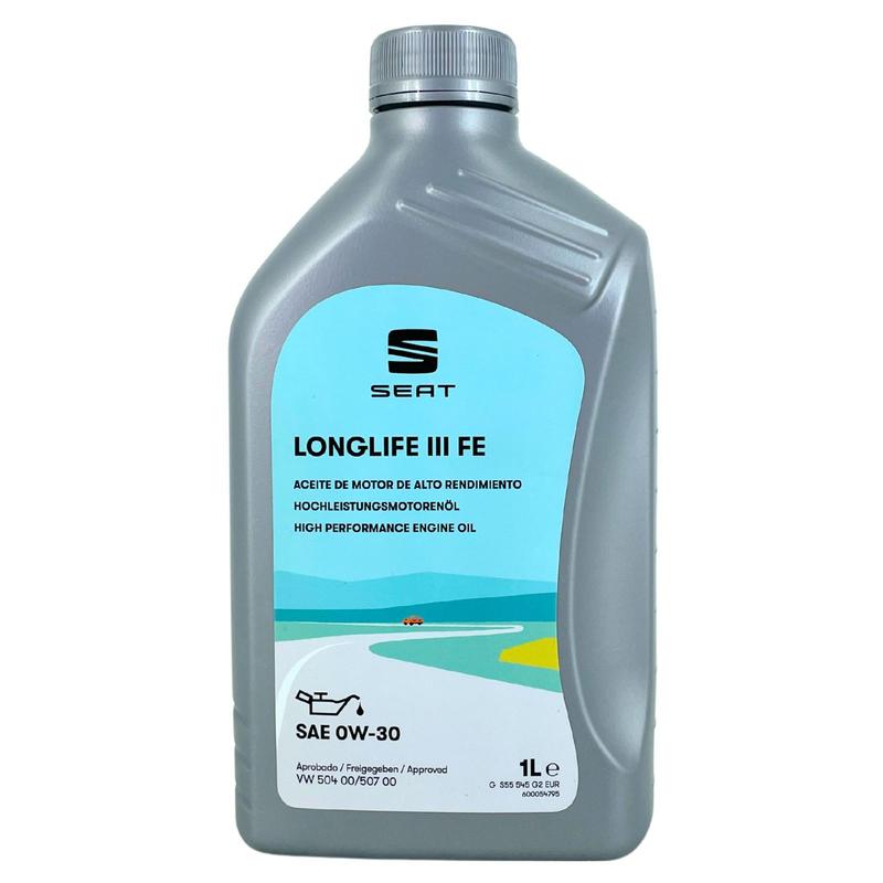 Original Seat LongLife III/3 FE SAE 0W-30 504.00 / 507.00 1 Liter