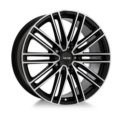 AVUS RACING AC-M08 black polished 11.5Jx22 5x130 ET61