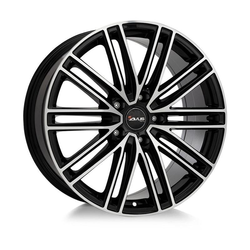AVUS RACING AC-M08 black polished 9.0Jx20 5x112 ET26
