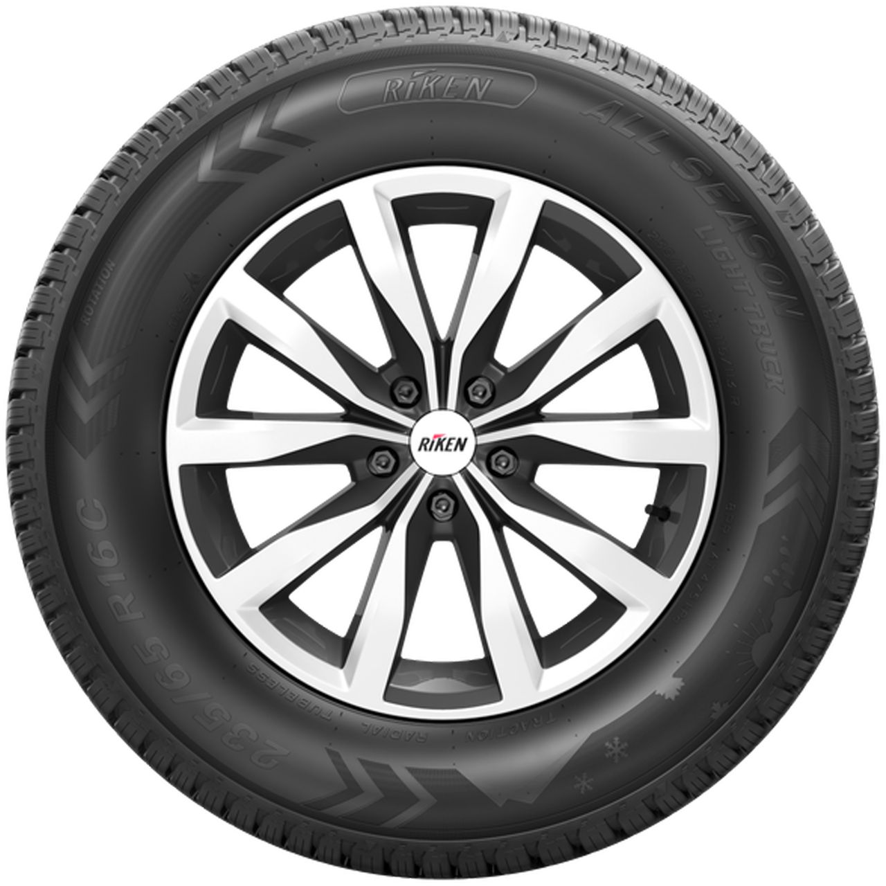 RIKEN ALL SEASON LIGHT TRUCK 195/75R16C 107/105R BSW