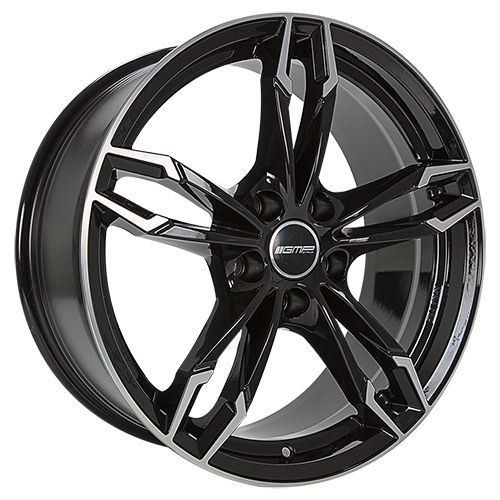 GMP DEA schwarz diamantgeschliffen 9.0Jx19 5x112 ET44