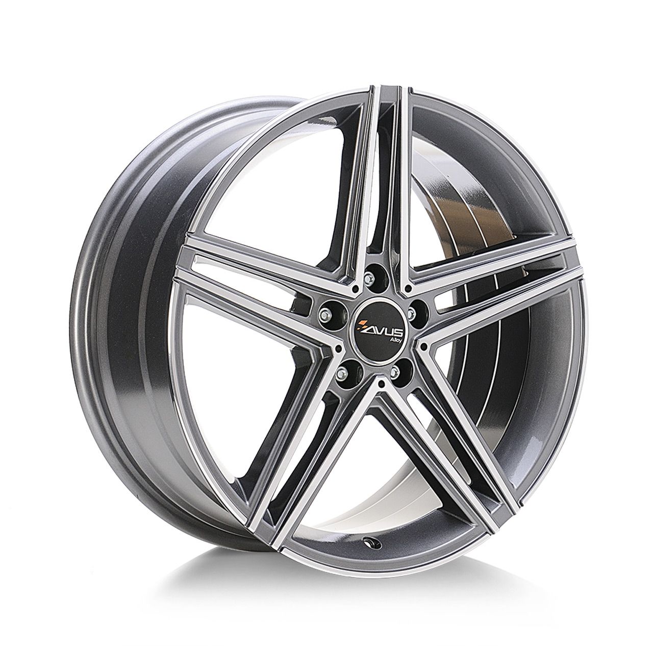 AVUS RACING AC-515 anthracite polished 8.0Jx18 5x112 ET35