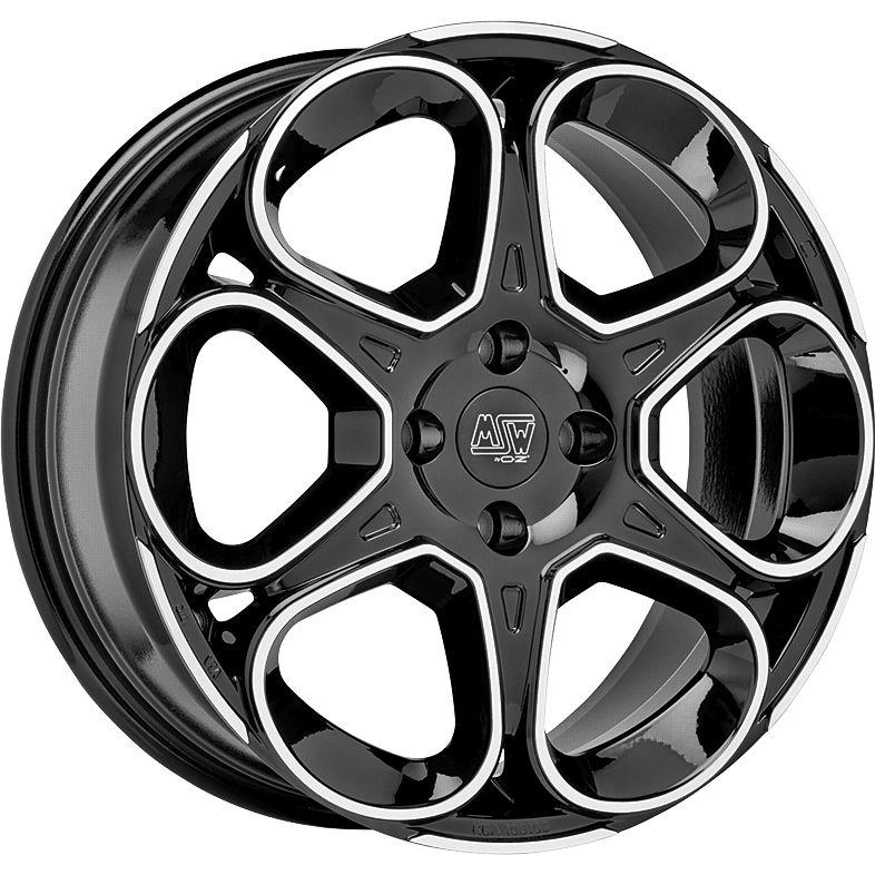 MSW (OZ) MSW 83 gloss black full polished 7.0Jx17 4x100 ET42