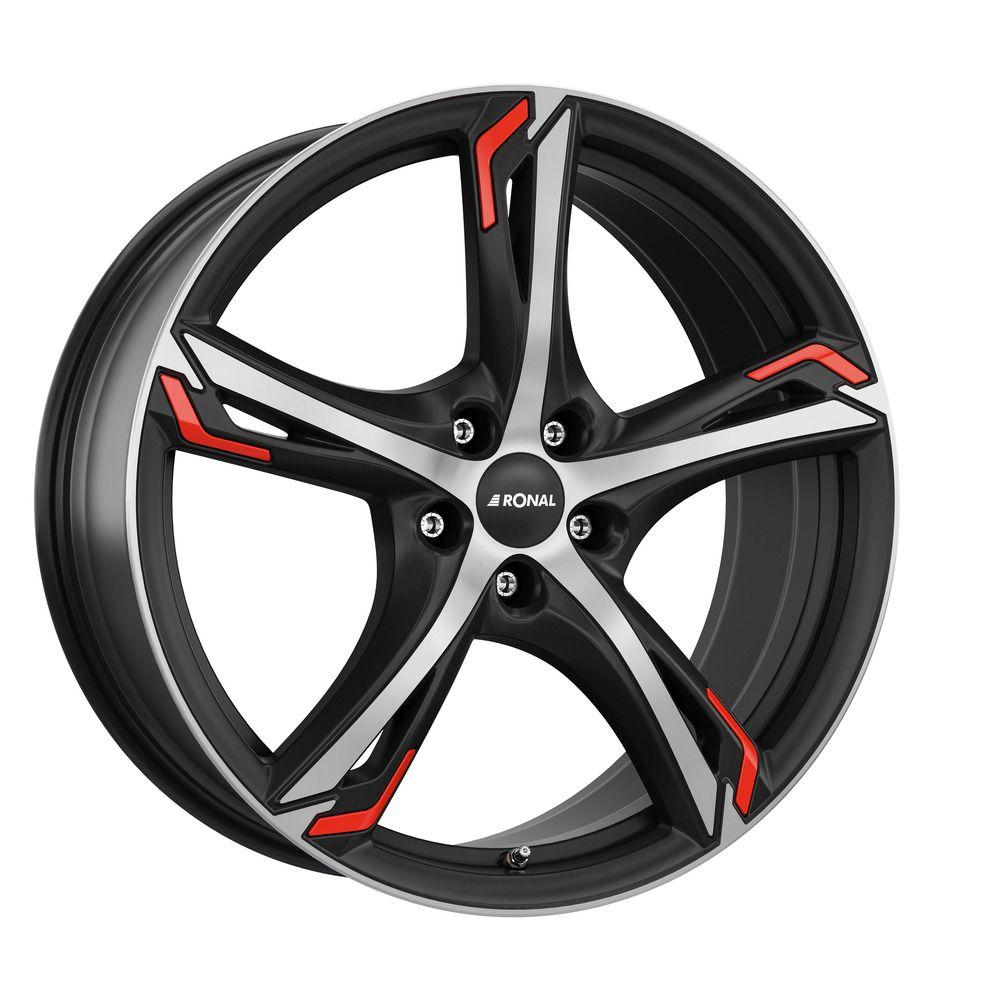 RONAL RONAL R62 RED jetblack-matt-frontkopiert 8.0Jx19 5x112 ET50