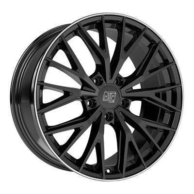MSW (OZ) MSW 44 gloss black polished lip 10.0Jx20 5x112 ET19