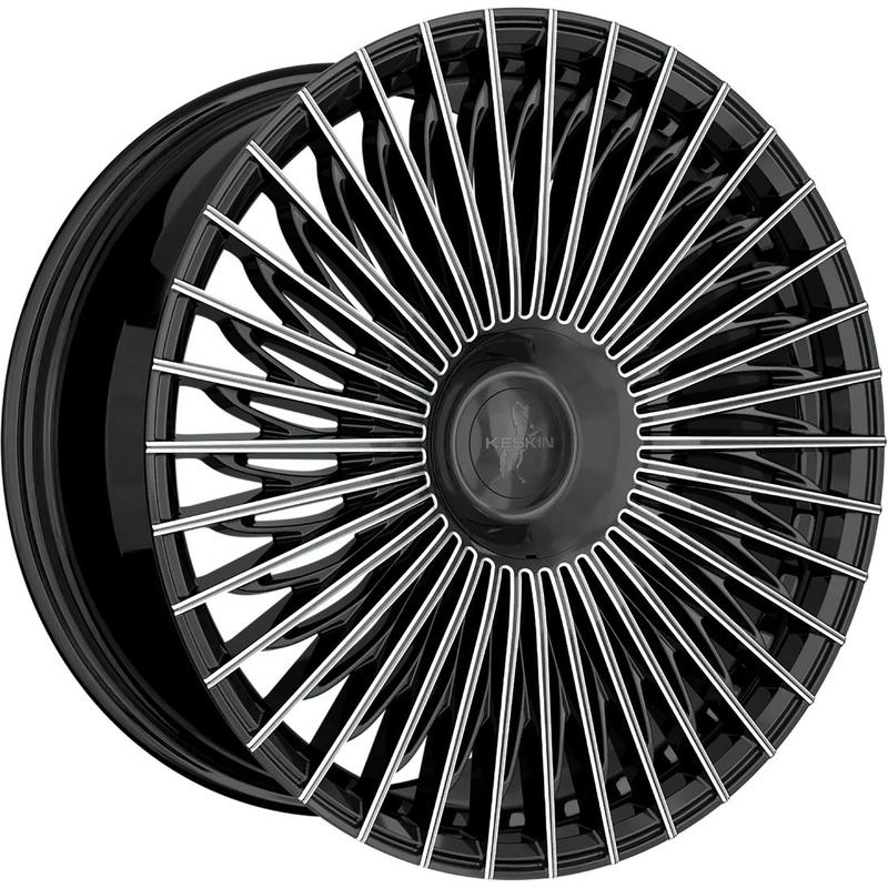 KESKIN WHEELS KT X1 EXCLUSIVE black secret diamond 9.5Jx21 5x112 ET50