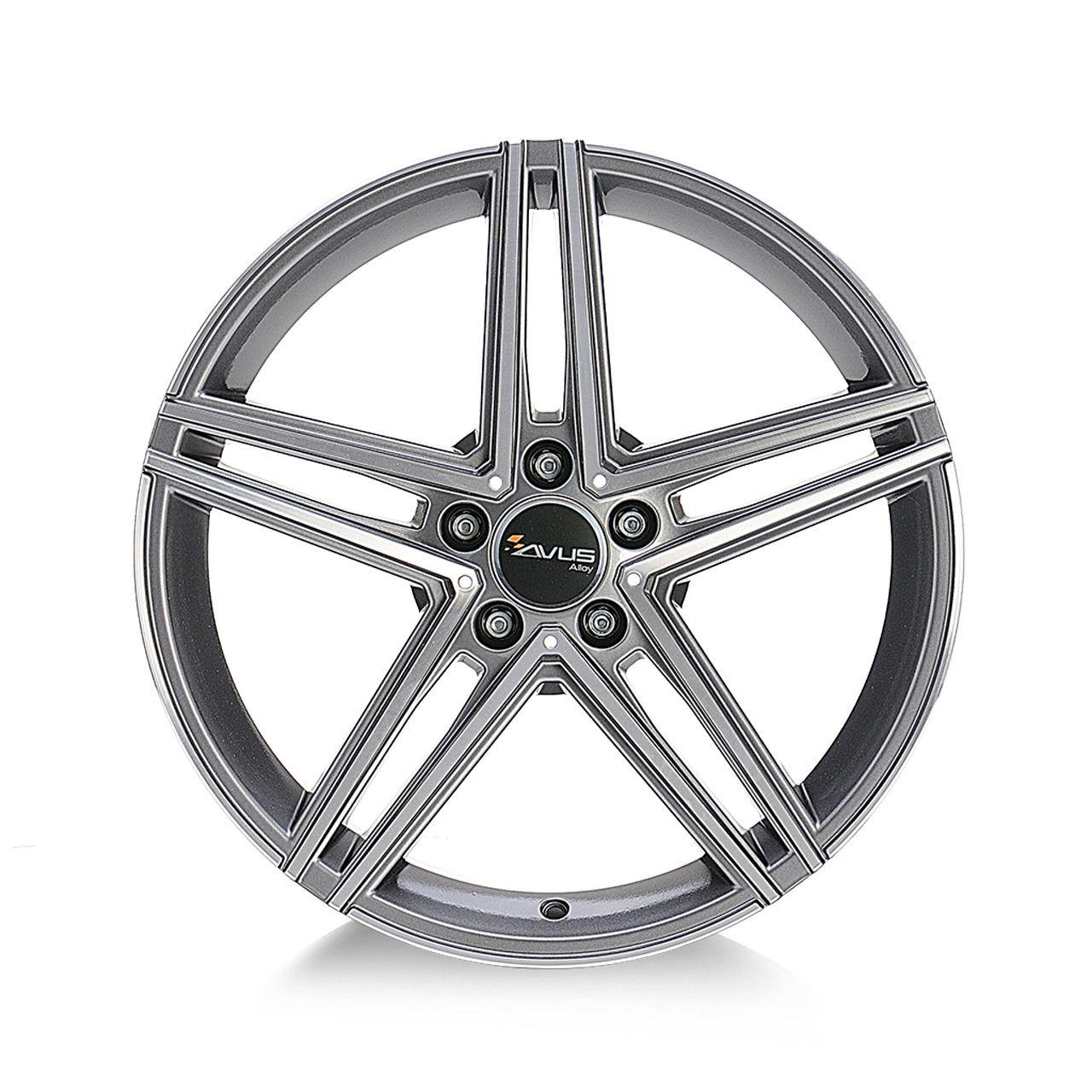 AVUS RACING AC-515 anthracite polished 8.0Jx18 5x112 ET35