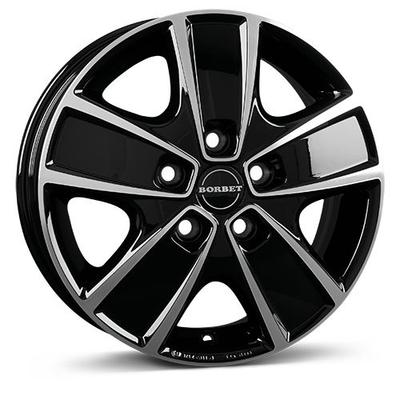 BORBET DESIGN CWG schwarz poliert 6.0Jx16 5x130 ET68