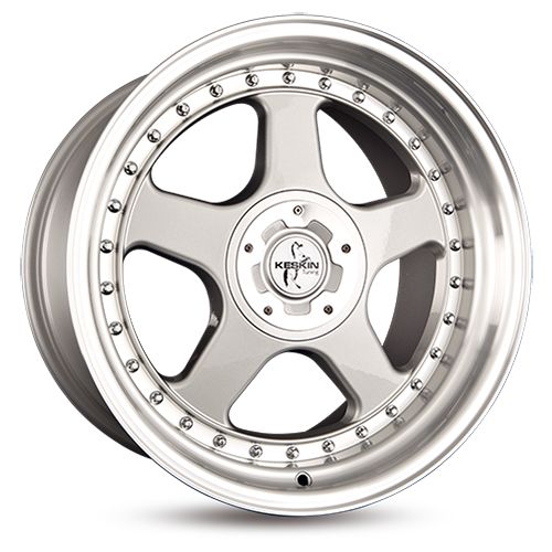 KESKIN WHEELS KT1 KLASSIK silver lip polish 8.5Jx18 5x112 ET15