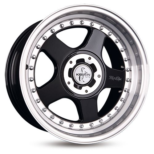 KESKIN WHEELS KT1 KLASSIK black lip polish 10.0Jx18 5x112+120 ET18