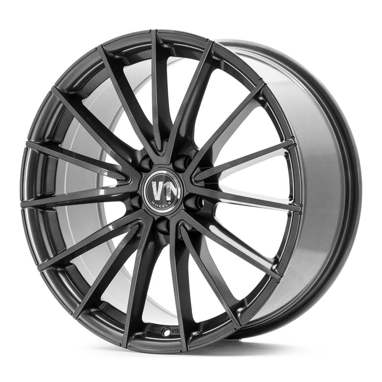 V1 WHEELS V2 Daytona Grau lackiert 8.5Jx19 5x112 ET35