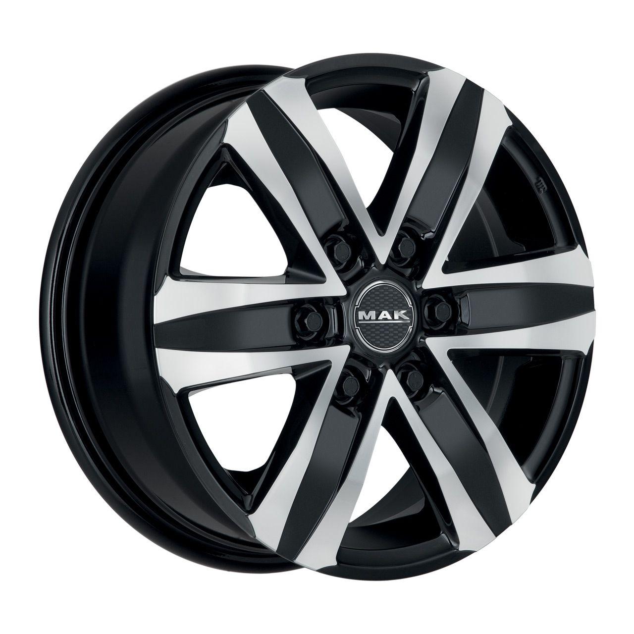 MAK STONE 6 black mirror 8.0Jx18 6x139.7 ET35