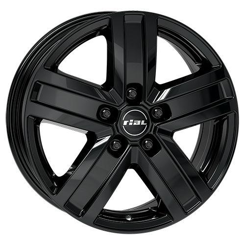 RIAL TRANSPORTER 5-LOCH diamantschwarz 6.5Jx16 5x130 ET66