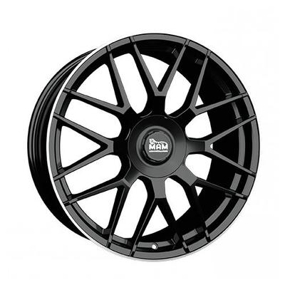 MAM WHEELS MAM GT1 black lip polished 8.0Jx18 5x100 ET45