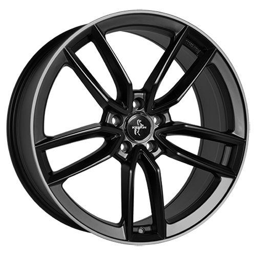 KESKIN WHEELS KT21 ELEGANT matt black lip polished 7.5Jx17 5x112 ET30