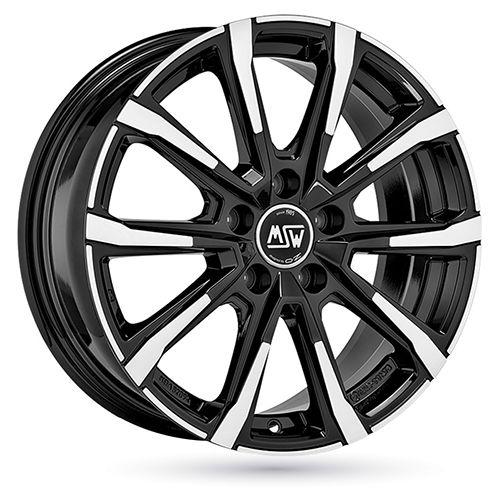 MSW (OZ) MSW 79 gloss black full polished 6.5Jx16 5x100 ET40