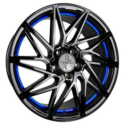 KESKIN WHEELS KT20 FUTURE black painted blue inside 8.5Jx19 5x112 ET45