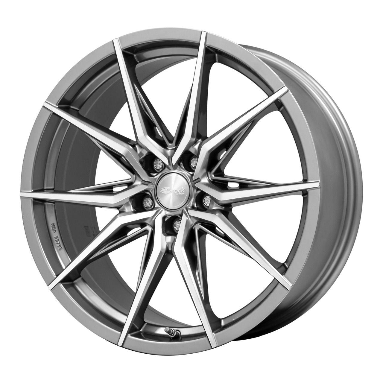 BROCK B42 ferric grey poliert (fgp) 8.0Jx18 5x100 ET35