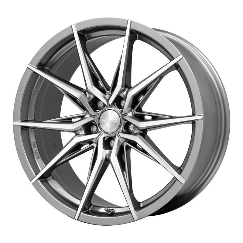 BROCK B42 ferric grey poliert (fgp) 8.5Jx19 5x114.3 ET45