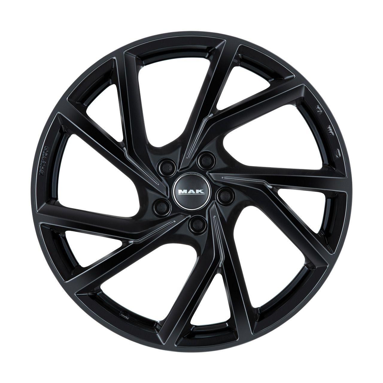 MAK KASSEL gloss black 7.0Jx17 5x100 ET38