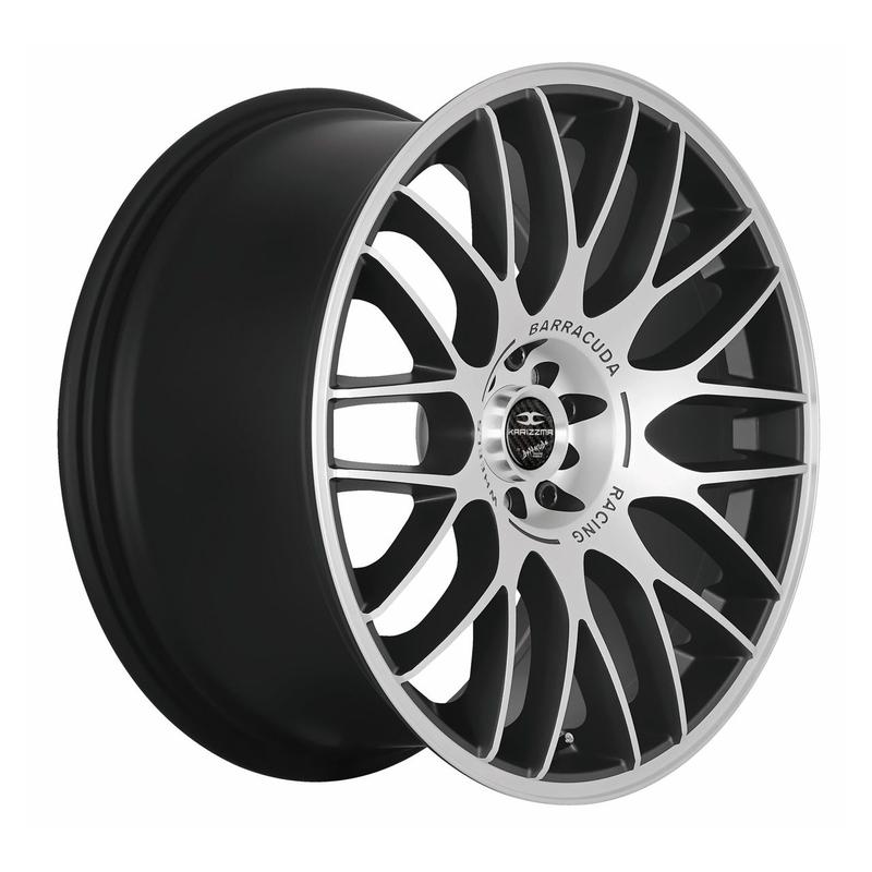 BARRACUDA KARIZZMA Mattblack-Polished 8.0Jx18 4x100+108 ET33