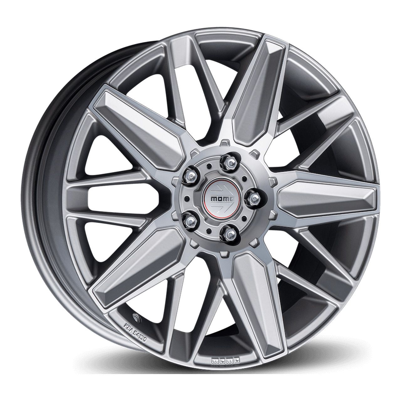 MOMO WHEELS EVOLUZIONE titan silver matt polish 8.0Jx18 5x112 ET42