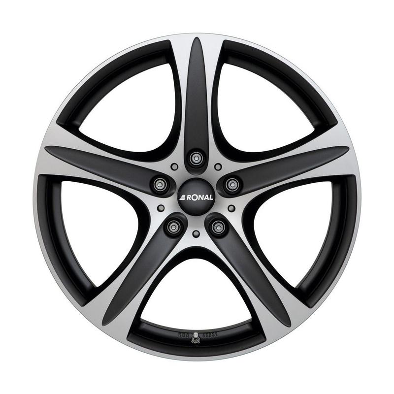 RONAL RONAL R55 SUV mattschwarz-frontkopiert 9.5Jx20 5x112 ET30