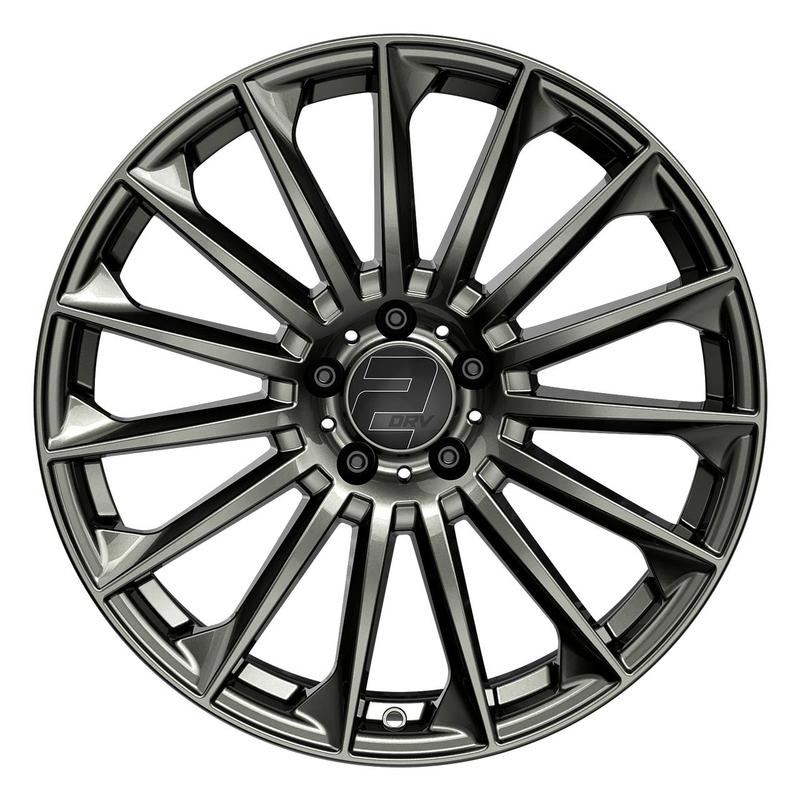 WHEELWORLD-2DRV WH39 dark gunmetal full painted 9.0Jx20 5x112 ET54