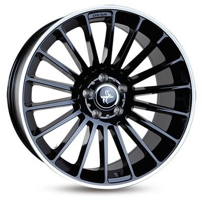 KESKIN WHEELS KT15 SPEED black lip polished 6.0Jx15 5x112 ET43